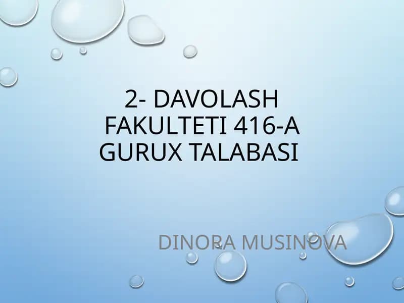 Siydik yo‘llari obstruksiyasi (SYO)