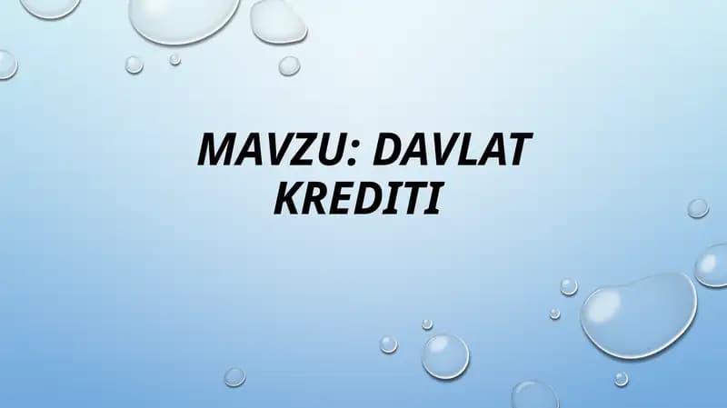 Davlatkrediti