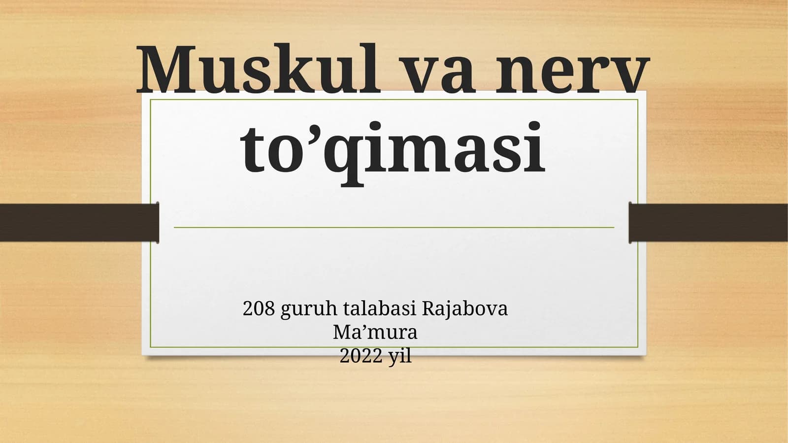 Muskulvanervto’qimasi