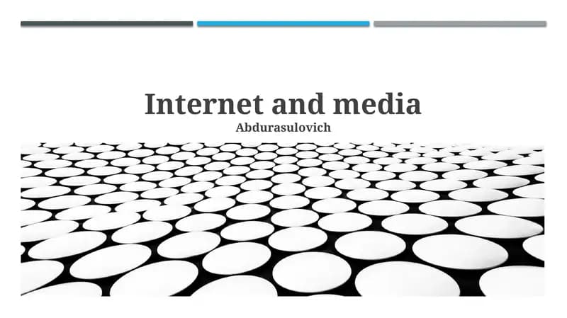 The Internet & Media: A Love-Hate Story