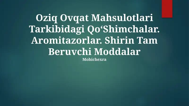 Aromatizatorlar