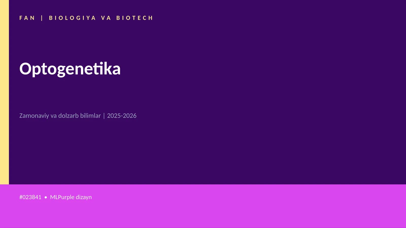 Optogenetika