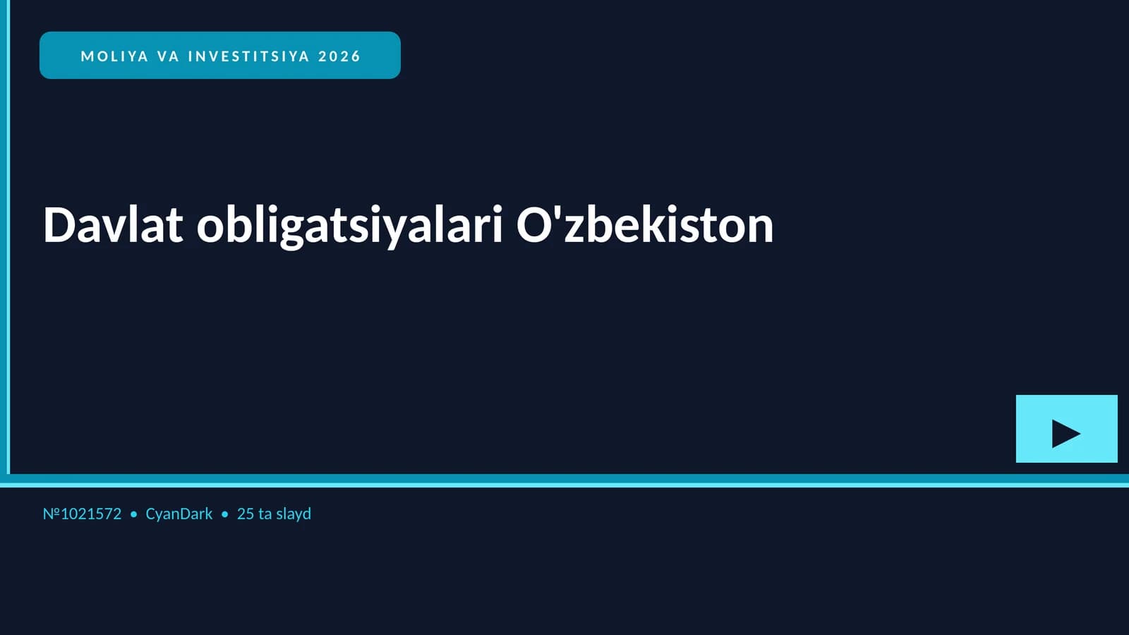 MOLIYA VA INVESTITSIYA 2026
