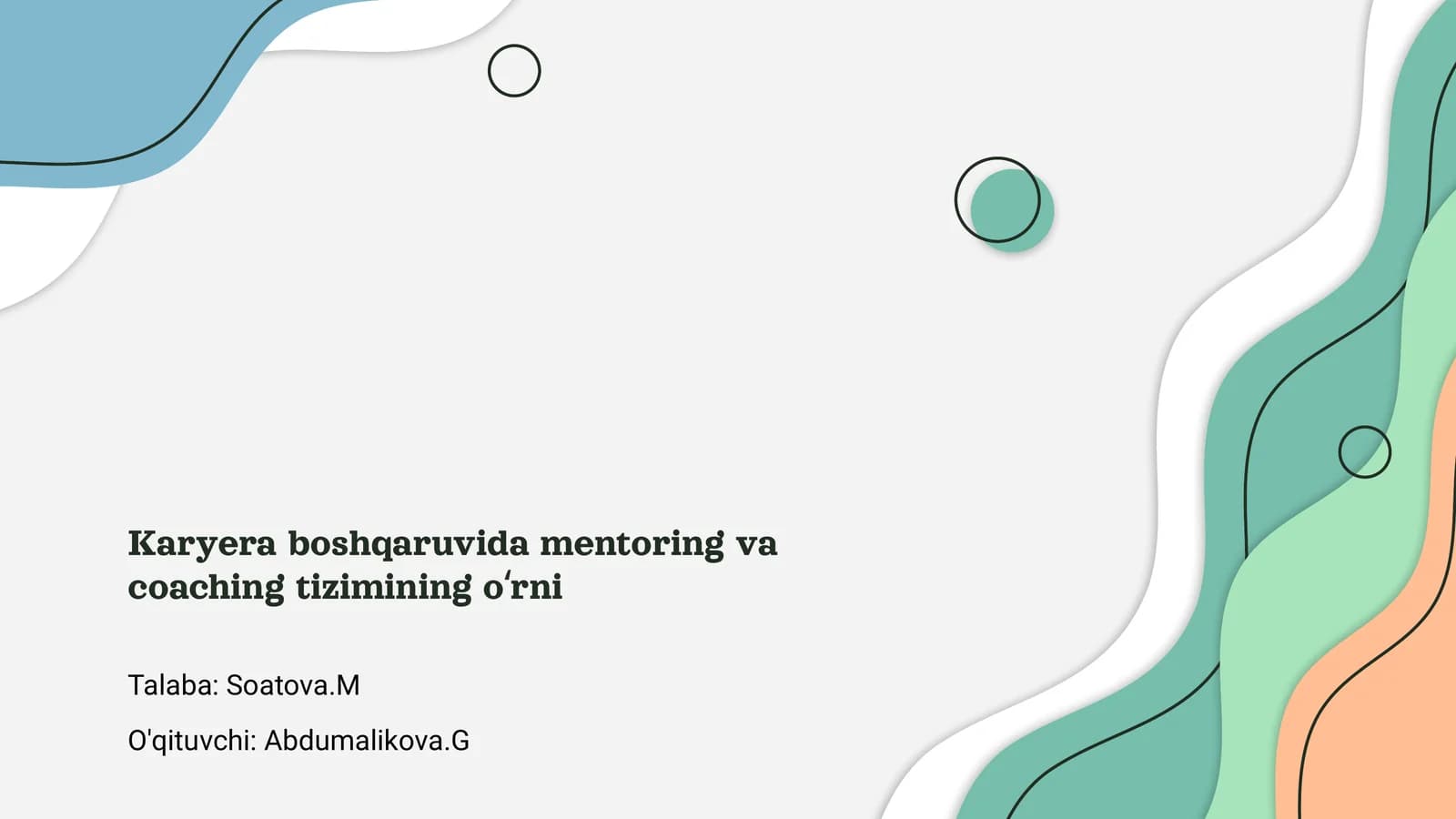 Karyera boshqaruvi va uning muhimligi