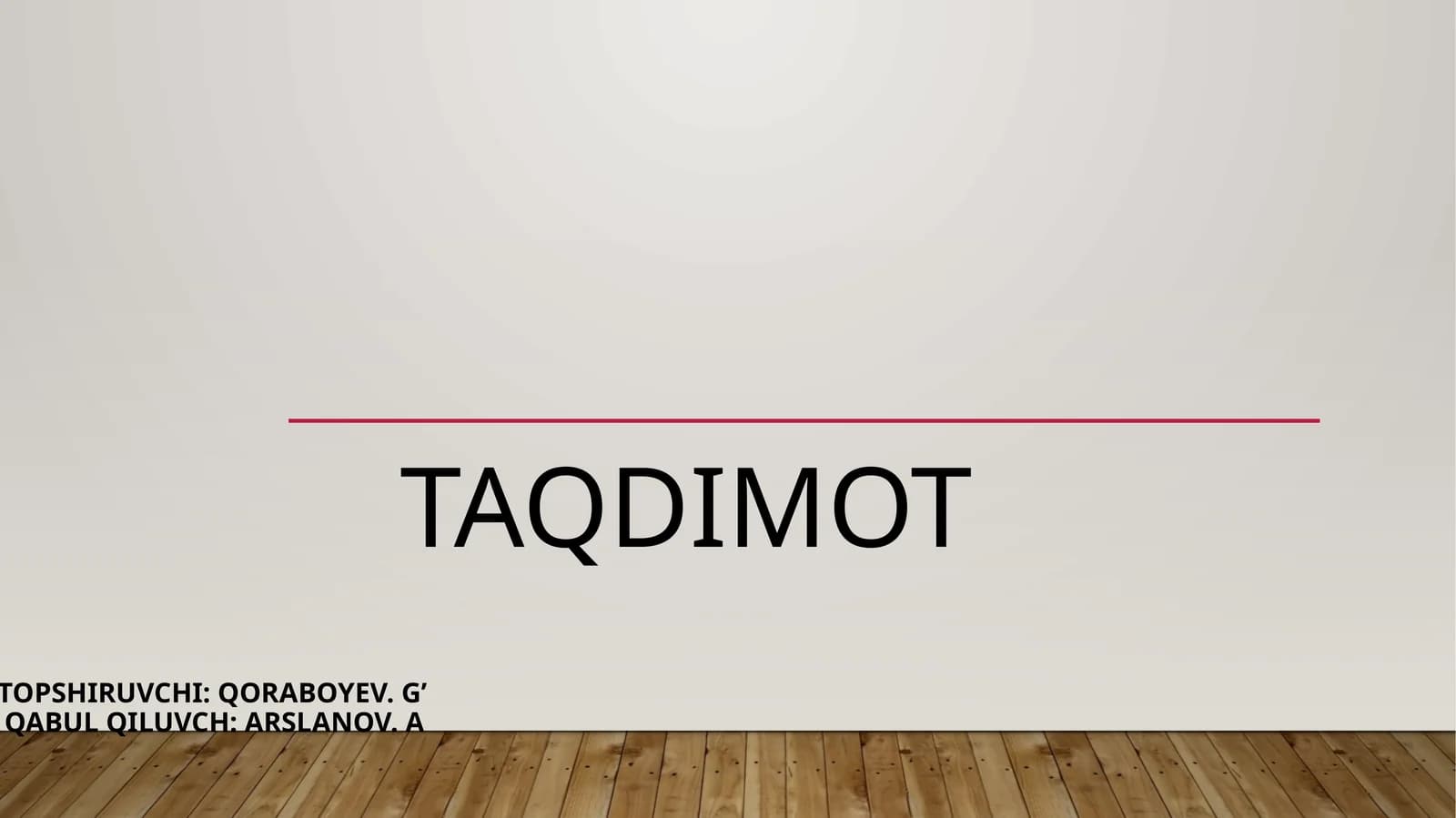 Tovar-moddiy zaxiralar