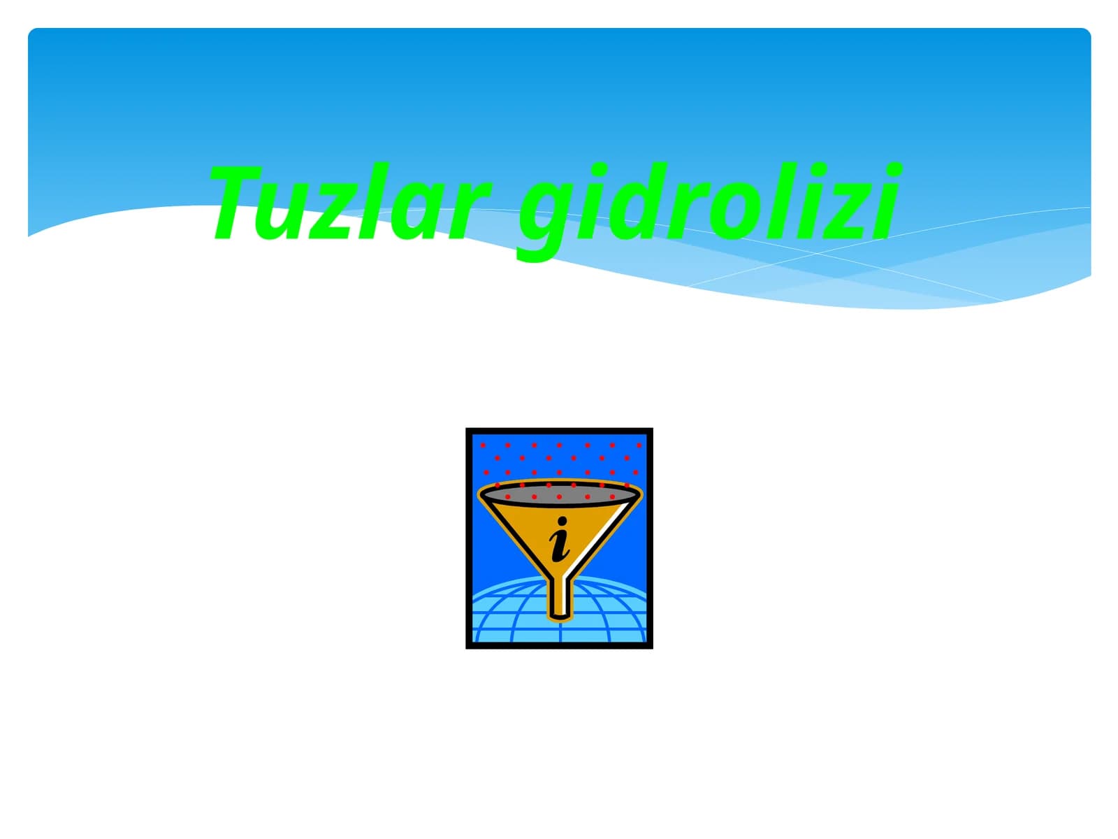 Tuzlar gidrolizi