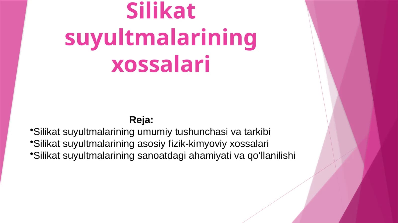Silikatsuyultmalariningxossalari
