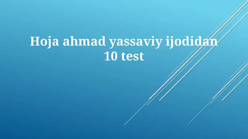 Yassaviy sinovlari