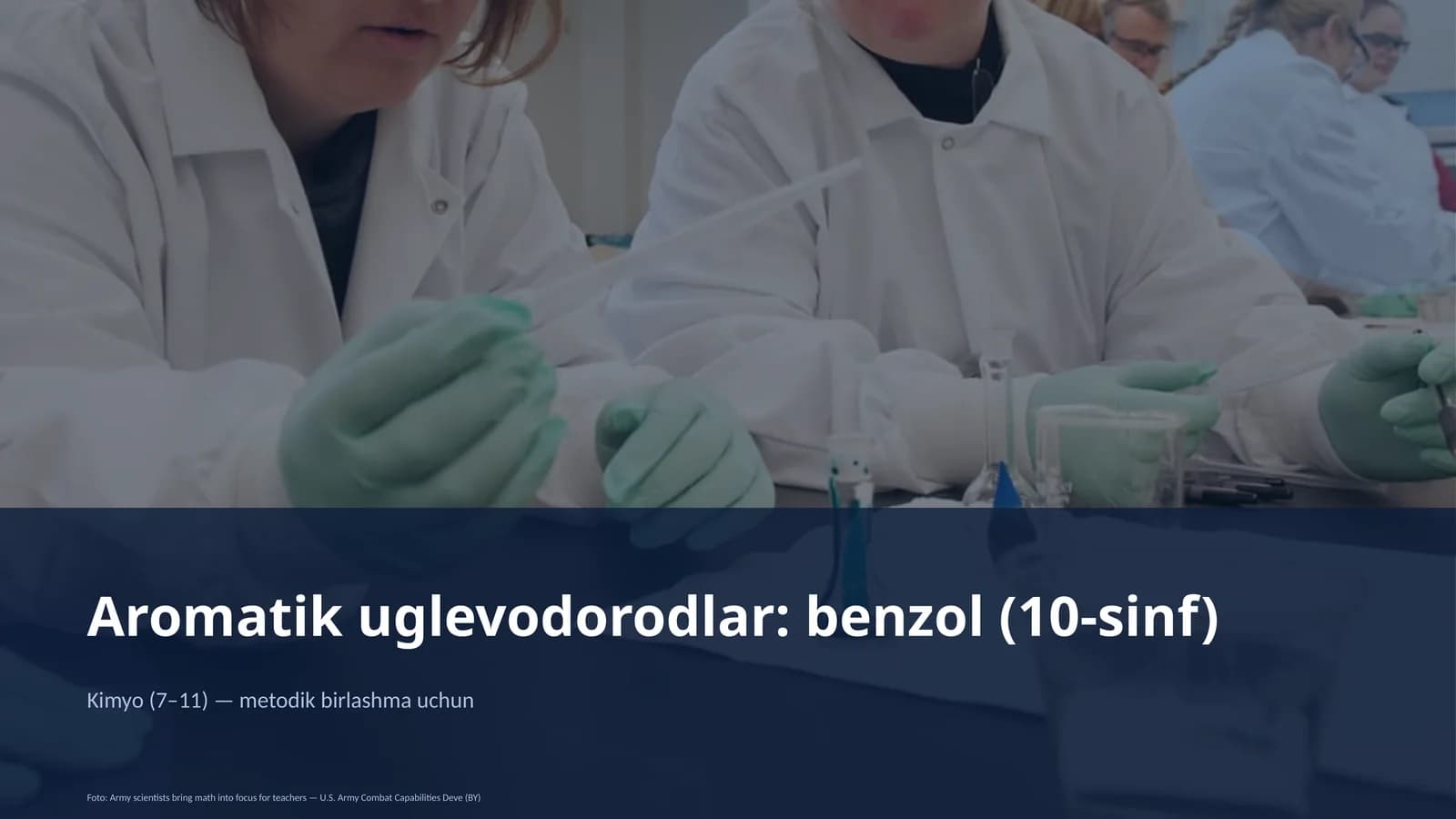 Aromatik uglevodorodlar: benzol