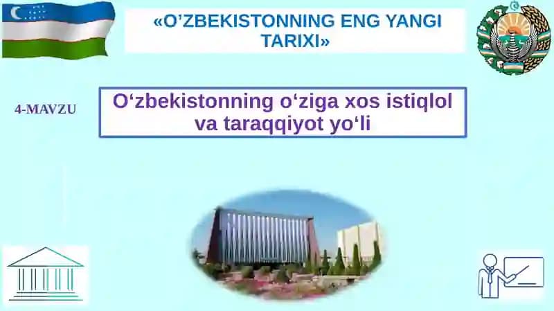 O‘zbekistonningo‘zigaxosistiqlolvataraqqiyotyo‘li