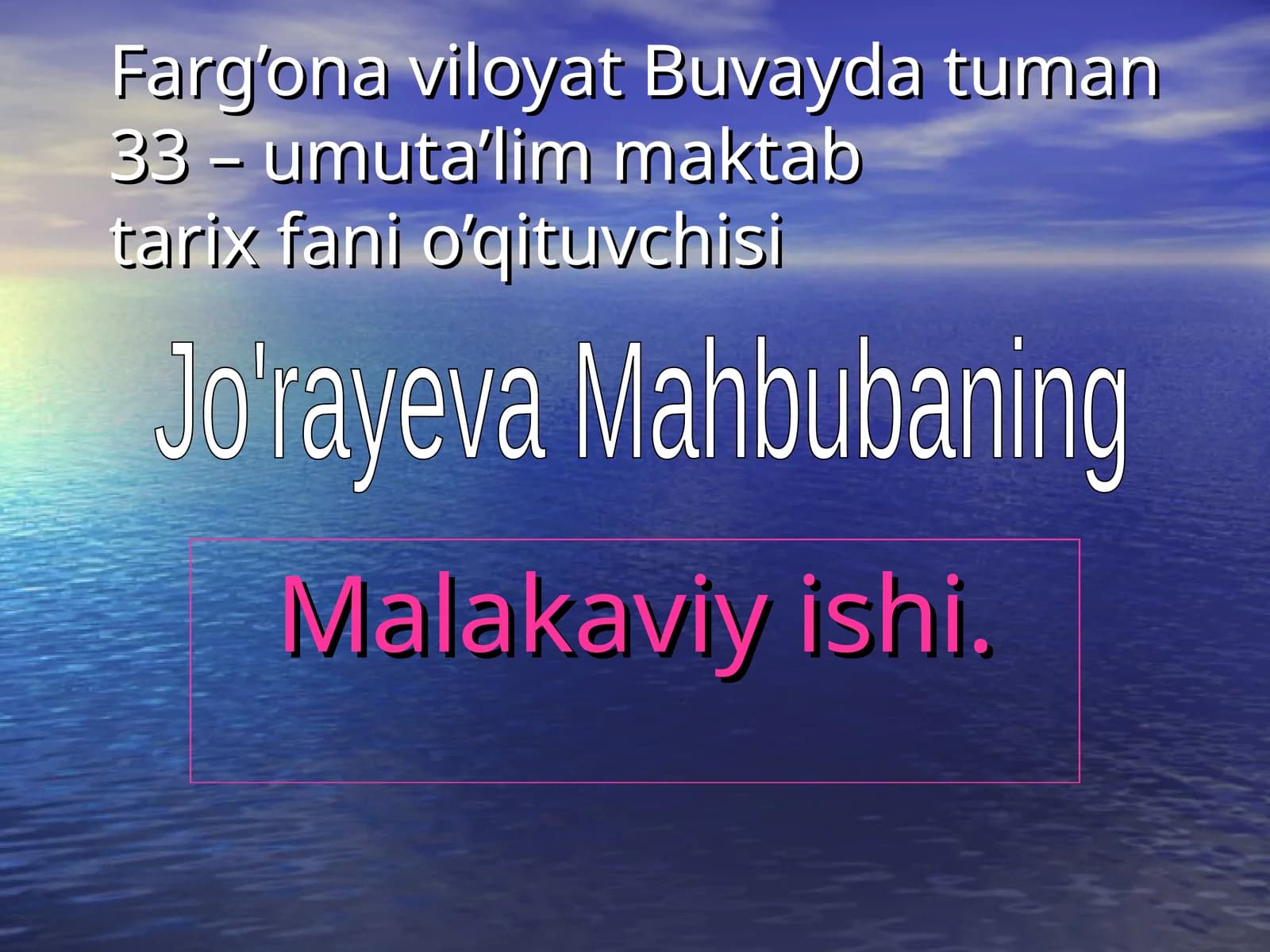 Qadimgi Tarix Sivilizatsiya Ibtidosi
