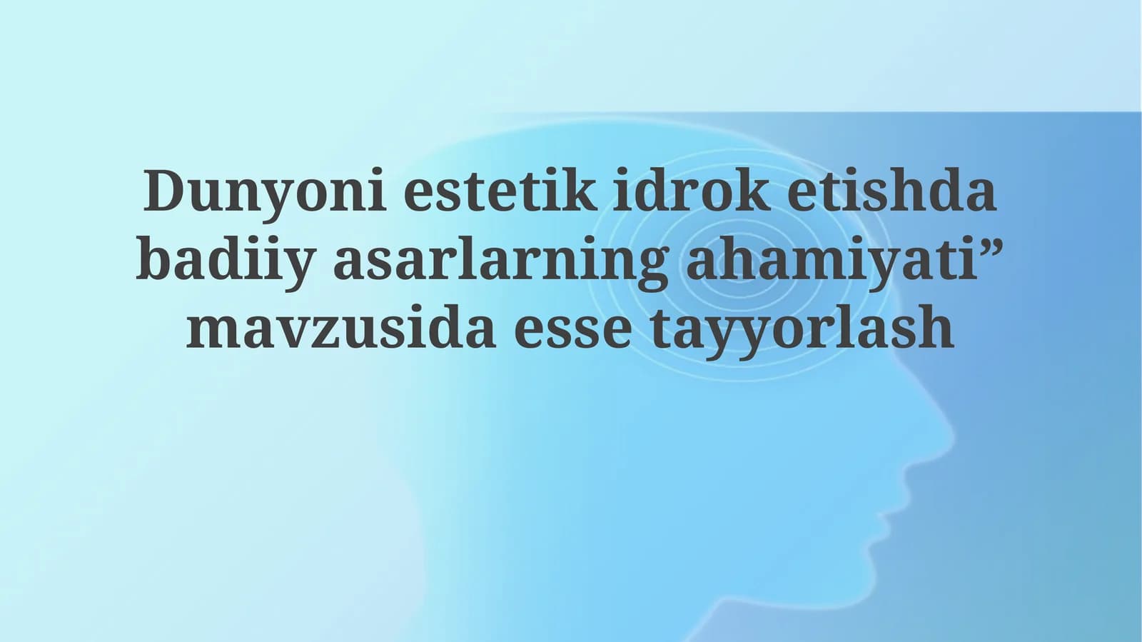 San'atning estetik idrokga ta'siri