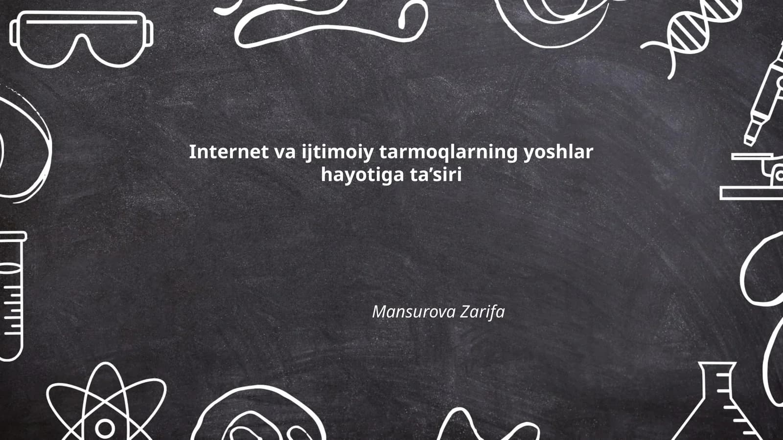 Internet va ijtimoiy tarmoqlarning yoshlar hayotiga ta’siri