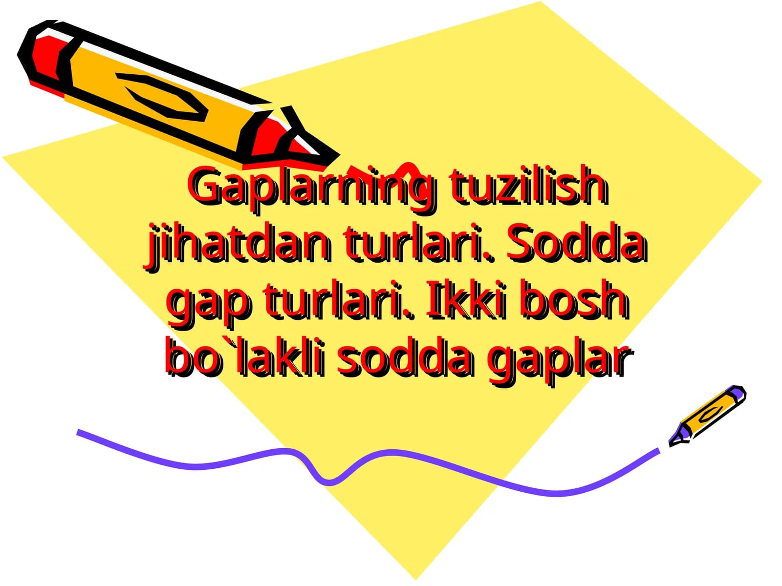 Gaplarning tuzilish jihatdan turlari