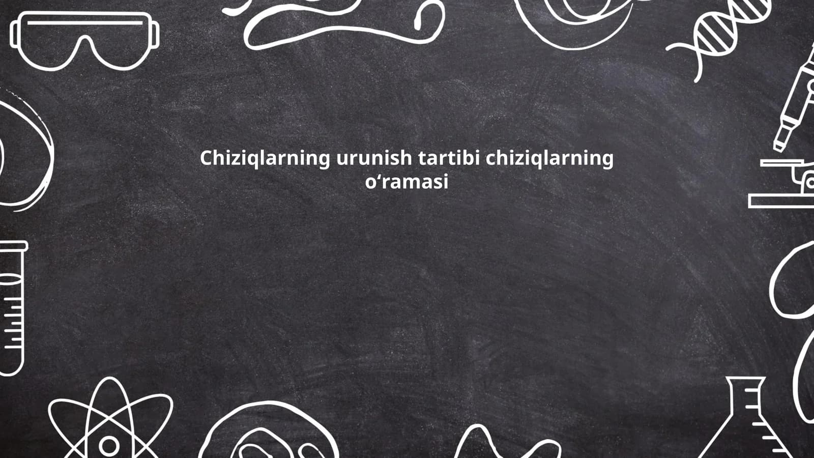 Chiziqlarning urunish tartibi chiziqlarning oʻramasi