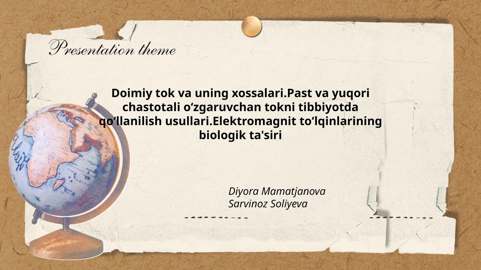 Doimiy tok va uning xossalari