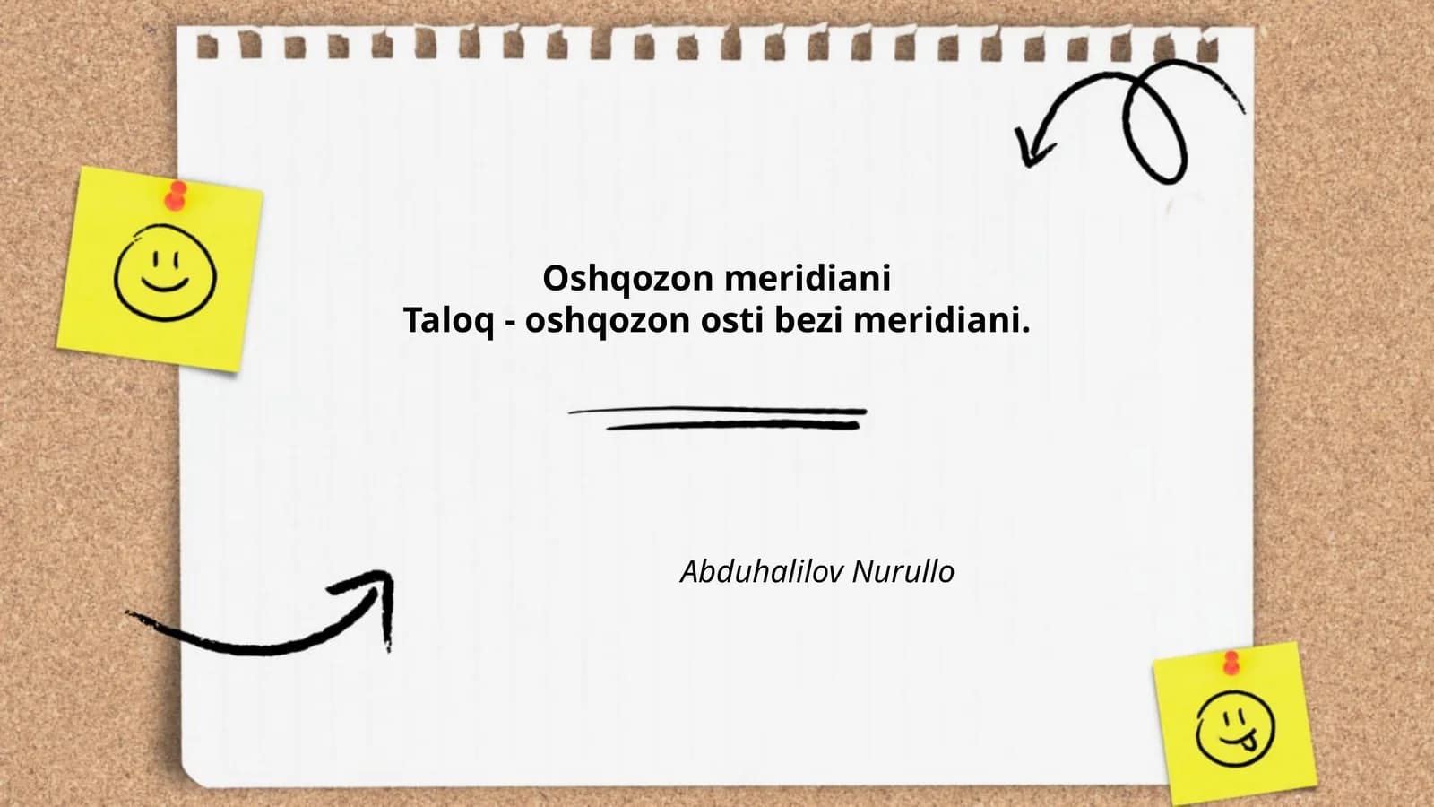 Oshqozon meridiani