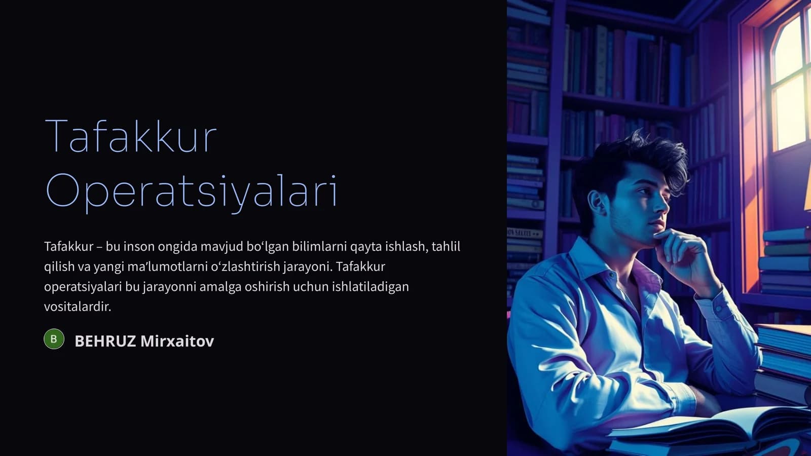Tafakkur Operatsiyalari