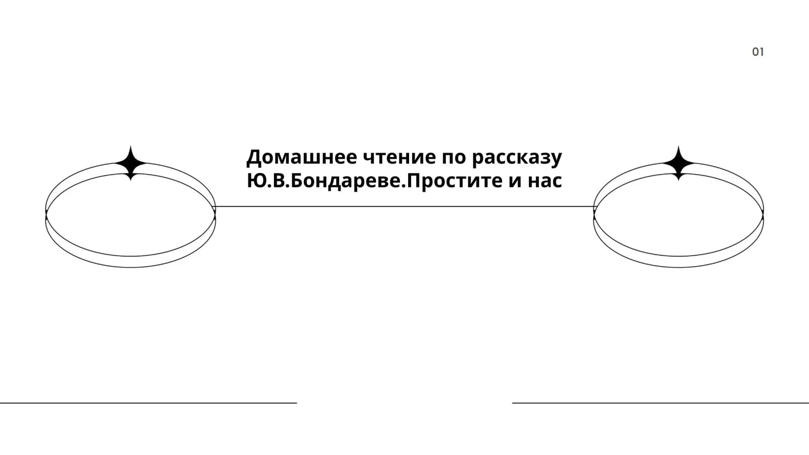 Домашнее чтение по рассказу Ю.В.Бондареве.Простите и нас