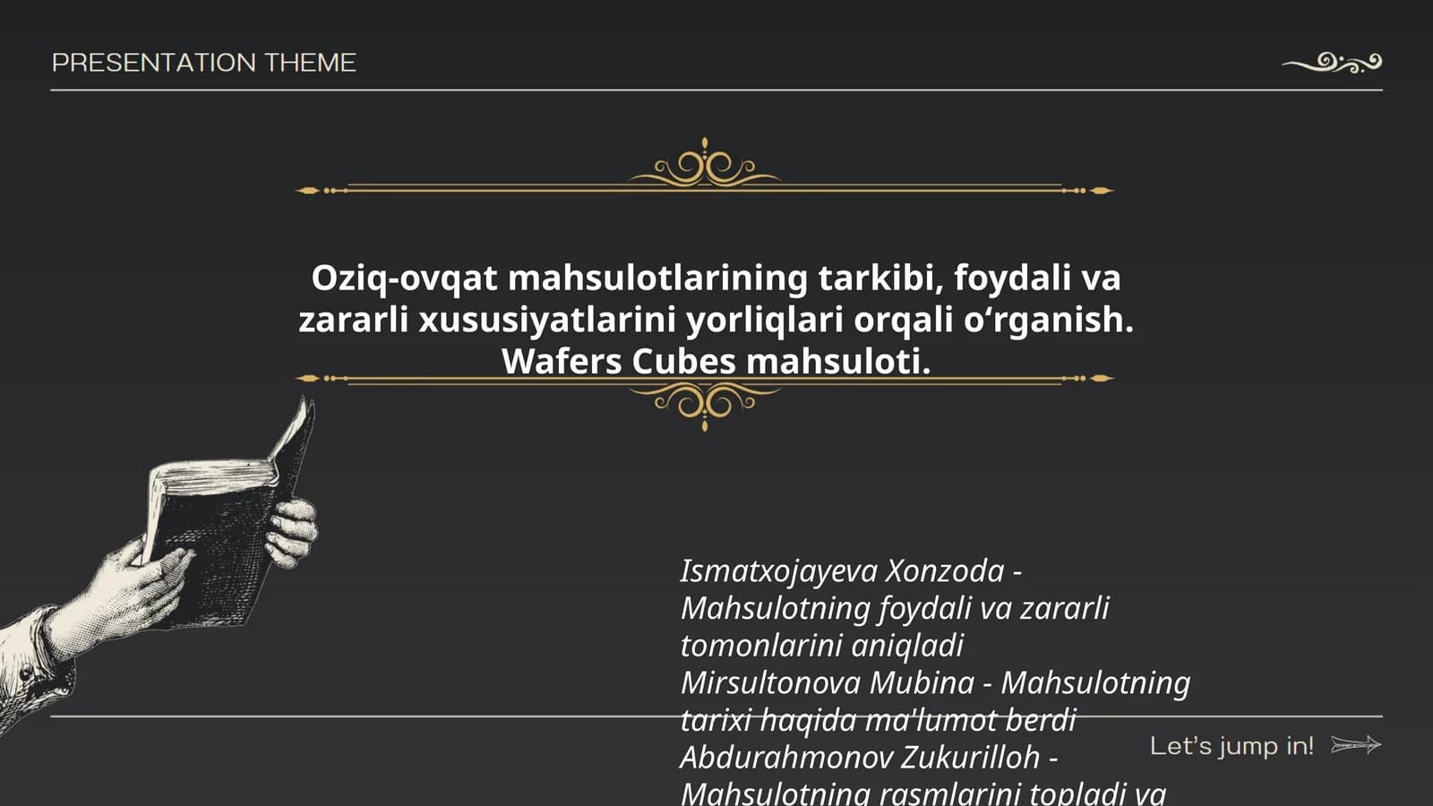 Wafers Cubes mahsuloti