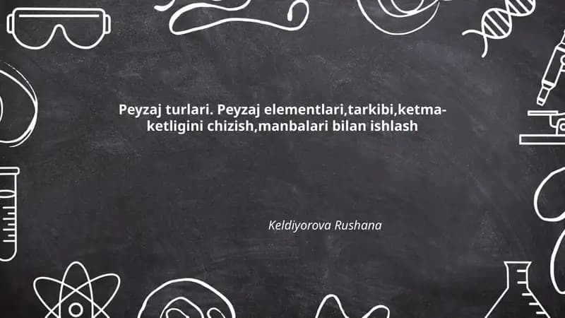 Peyzaj turlari