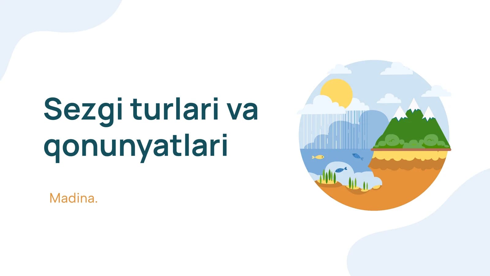 Sezgi turlari va qonunyatlari