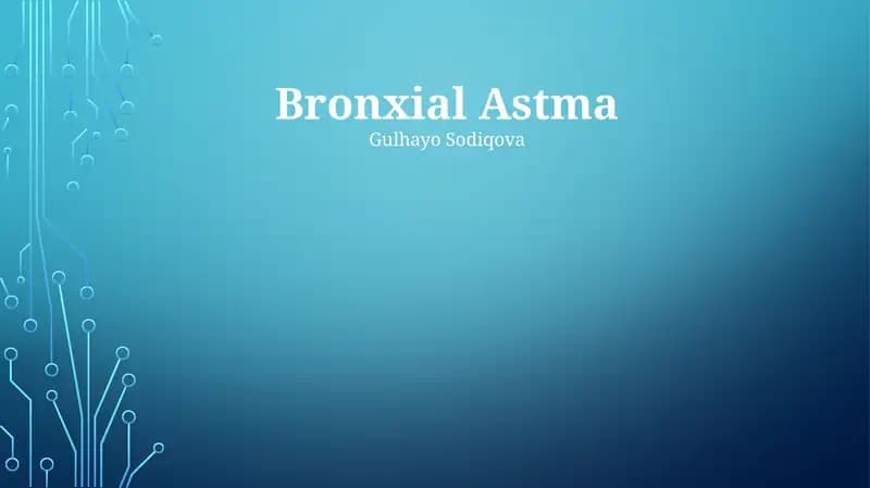 Bronxial Astma