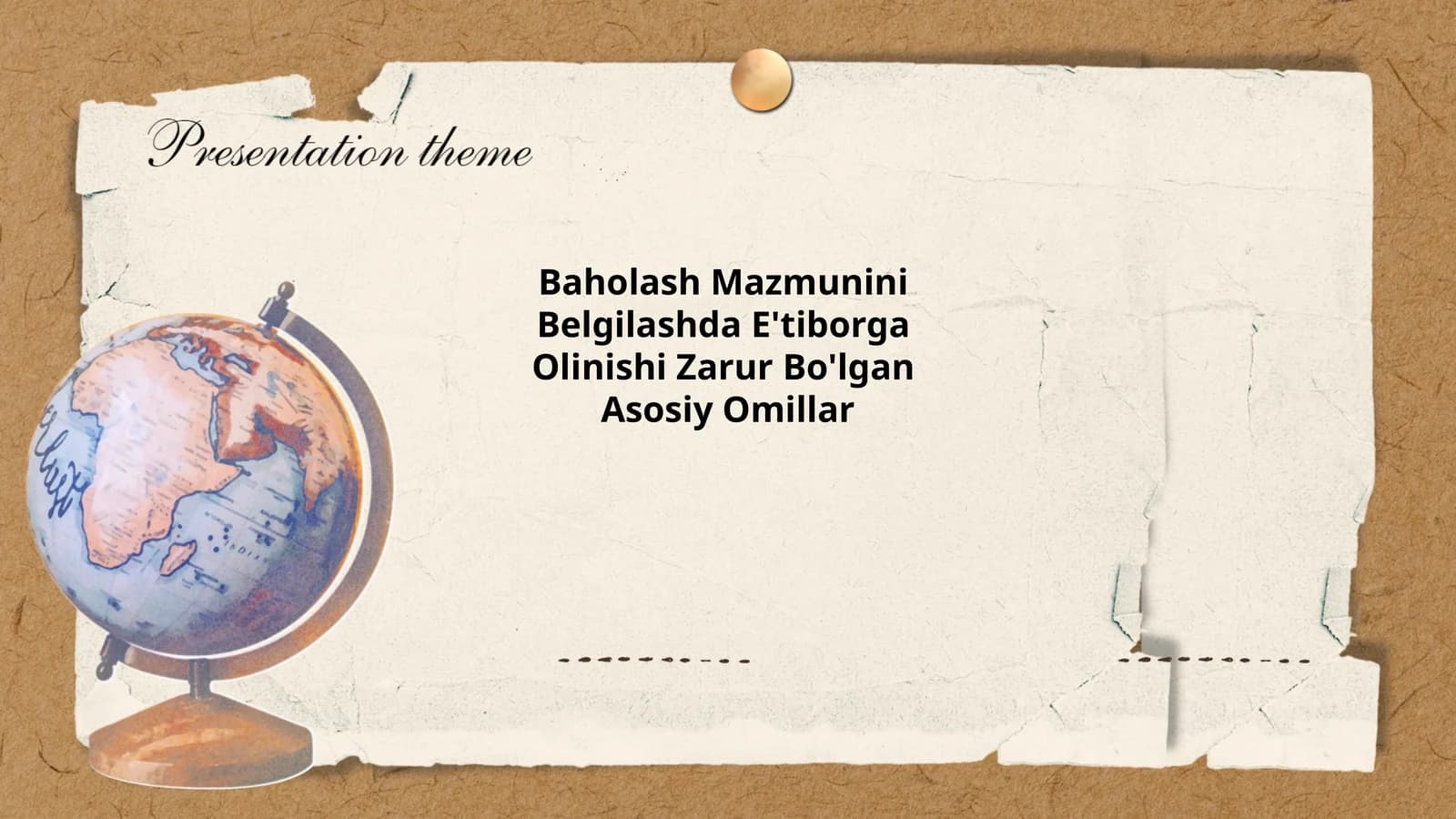 Baholash Mazmuni