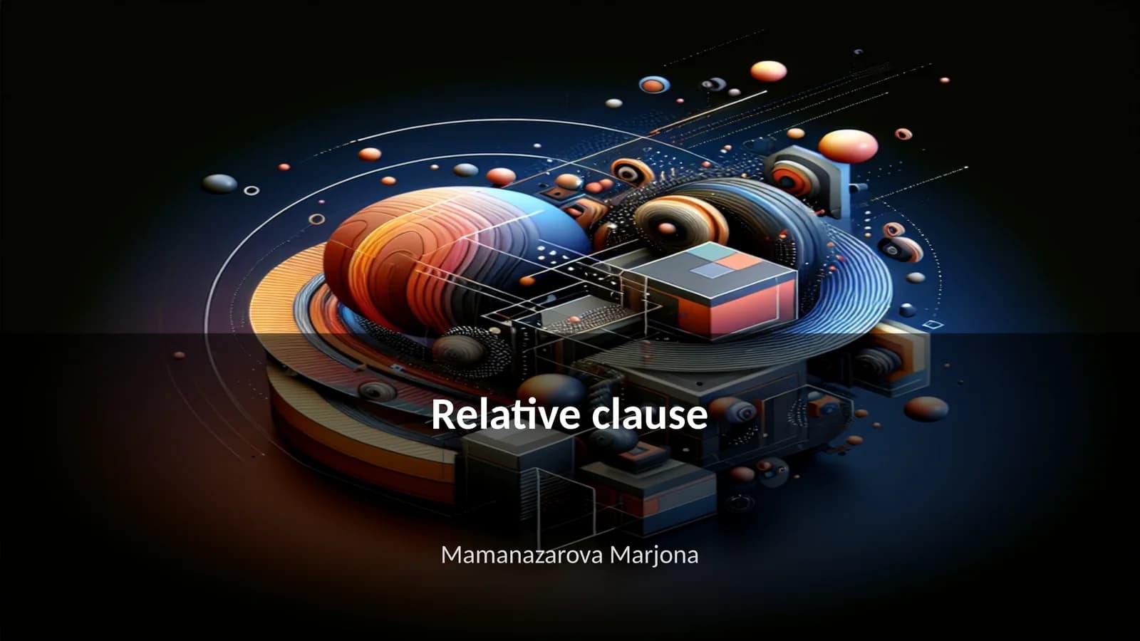 Definition of Relative Clauses