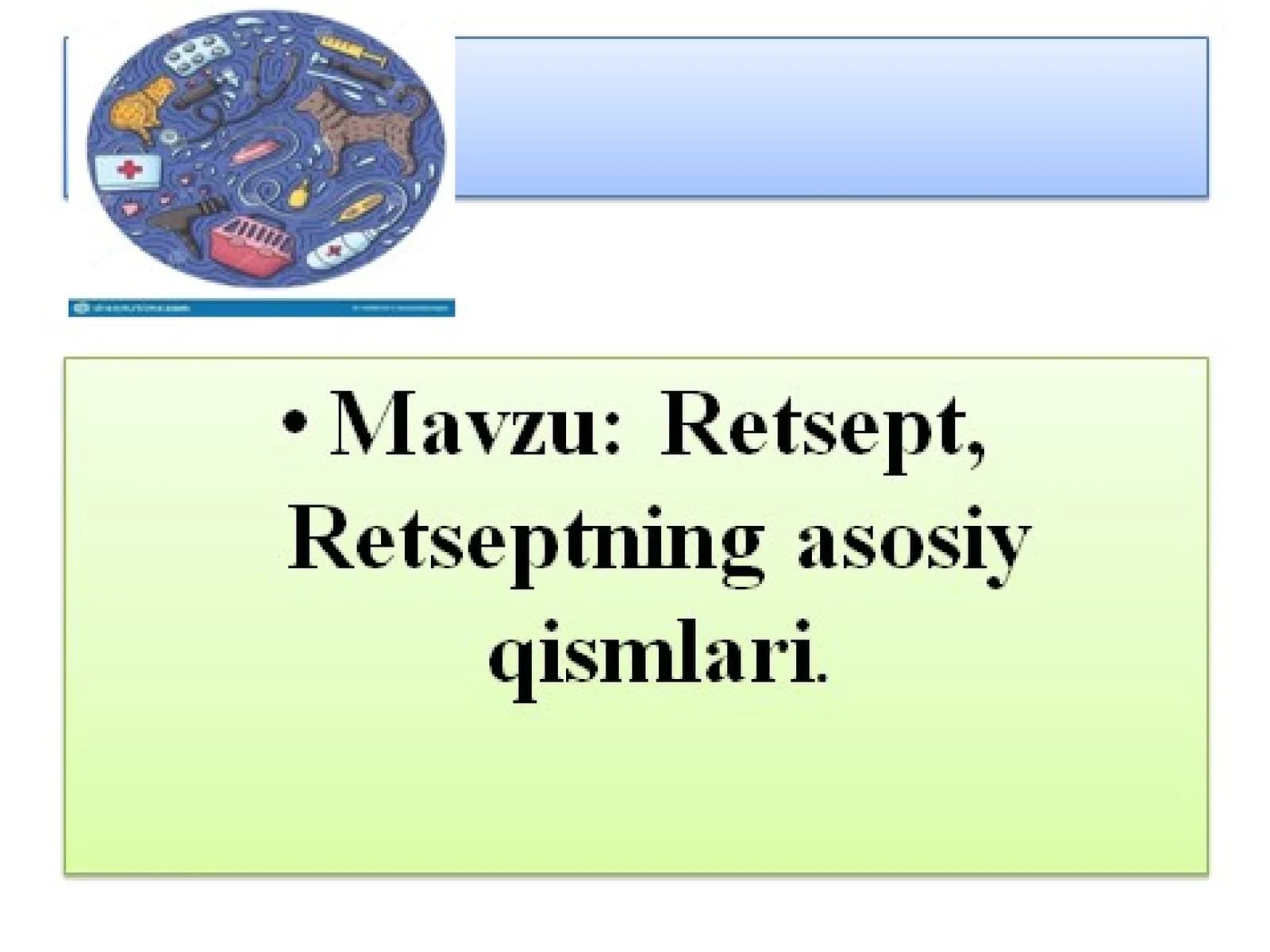 Retseptura fani