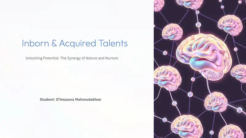 Inborn & Acquired Talents