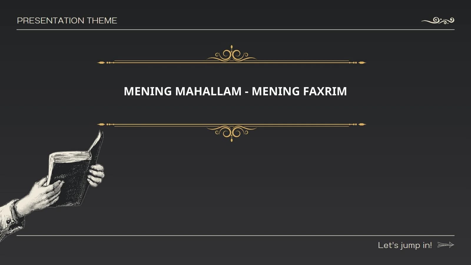 MENING MAHALLAM - MENING FAXRIM