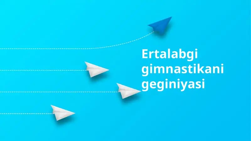 Ertalabgi gimnastikani geginiyasi