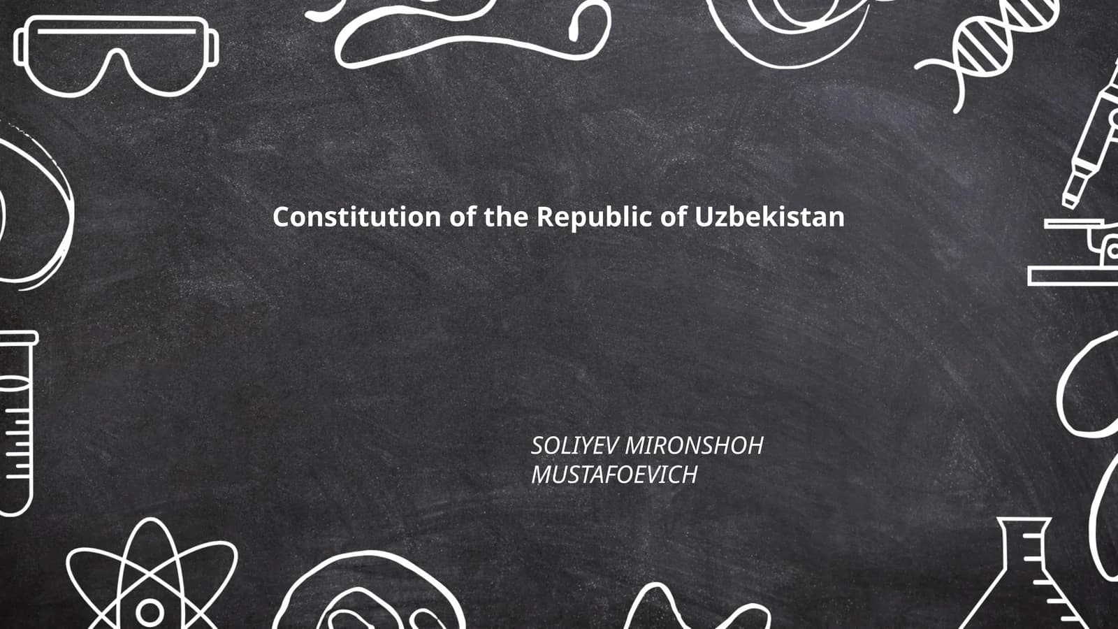 Constitution of the Republic of Uzbekistan