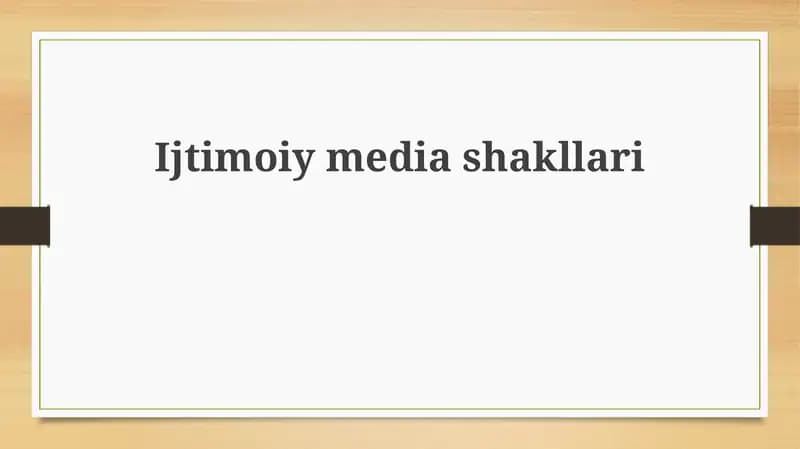 Ijtimoiy media platformalari