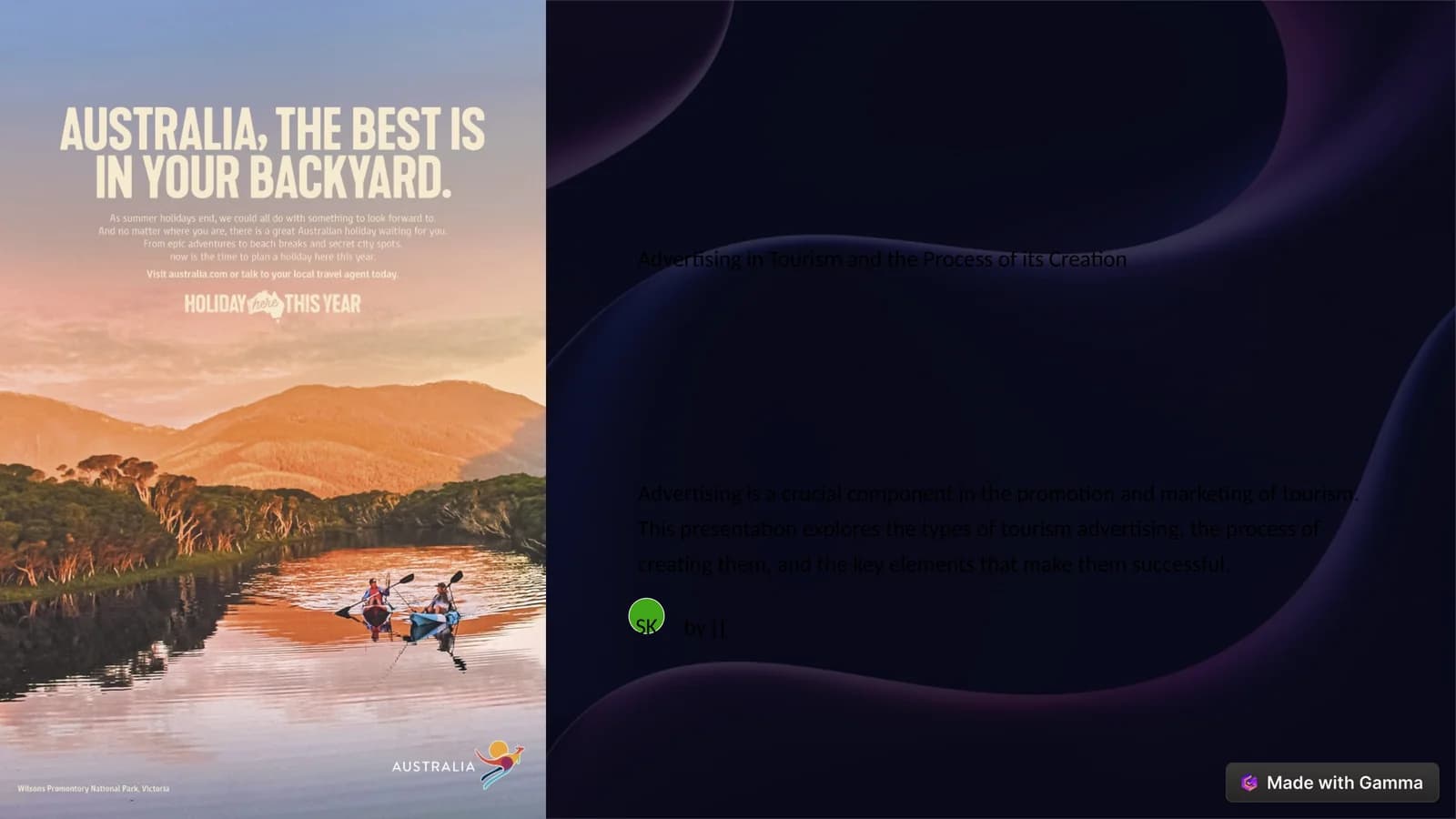 Advertising in Tourism and the Process of its Creation