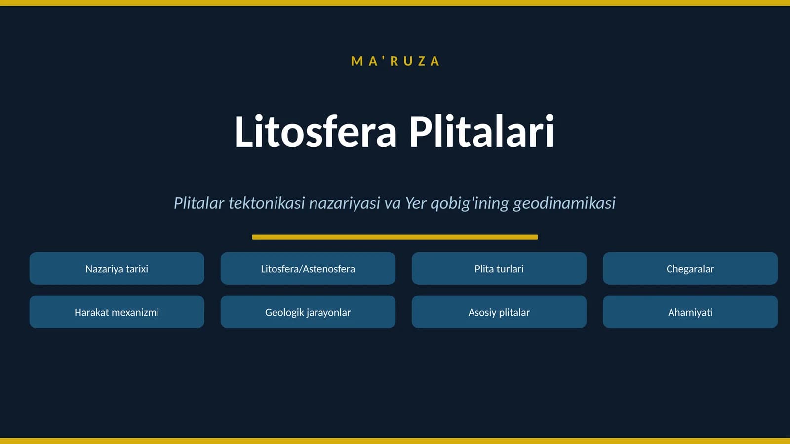 Litosfera Plitalari