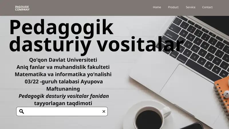 Pedagogik dasturiy vositalar