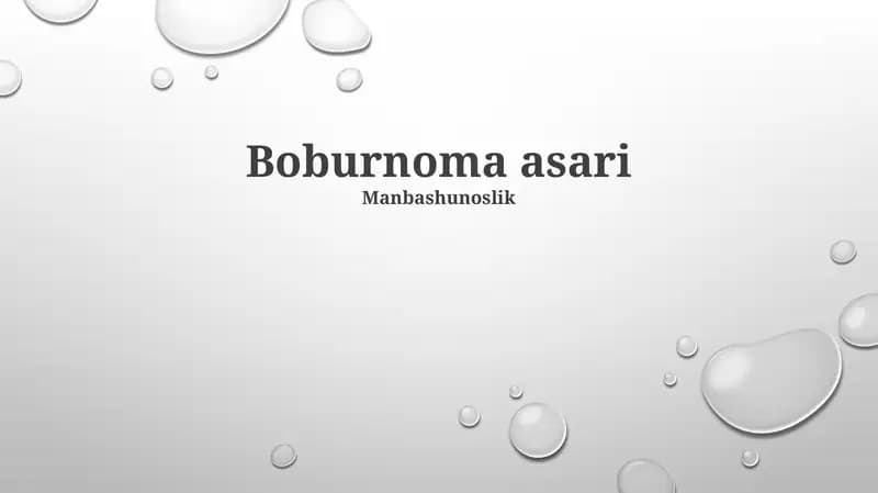 Boburnoma asari