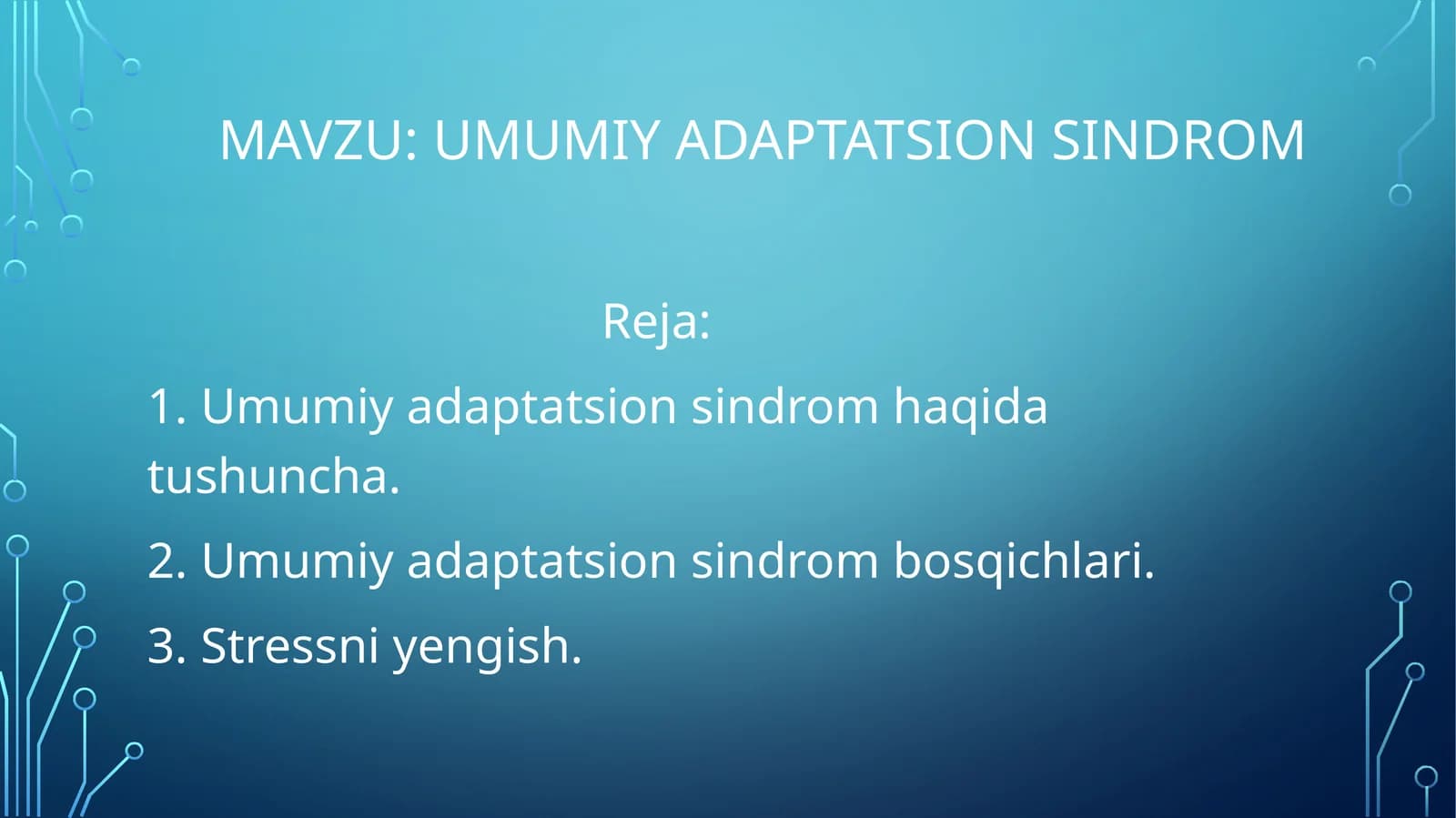 Umumiy adaptatsiya sindromi