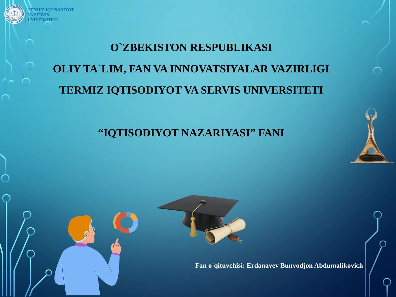 IQTISODIYOT NAZARIYASI