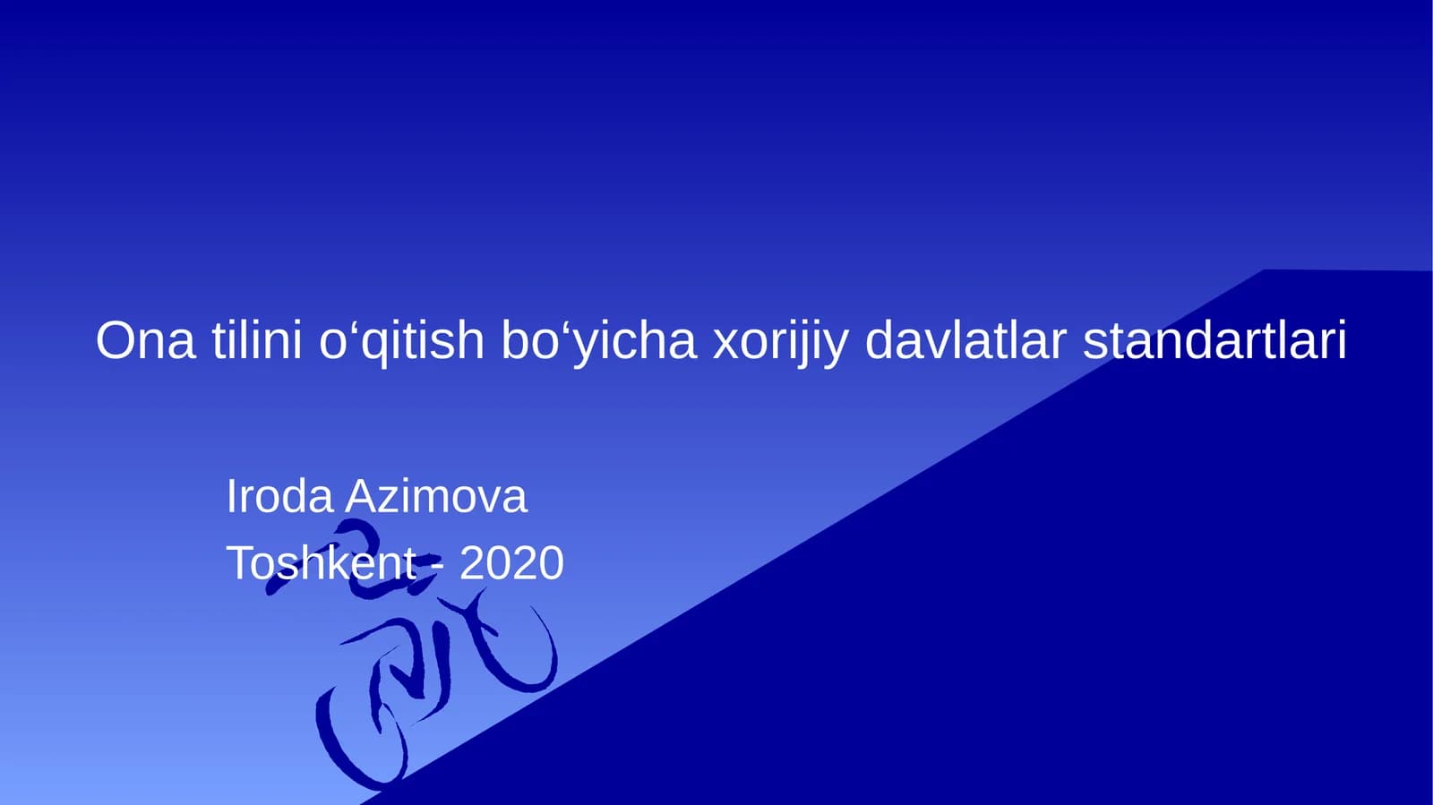 Ona tilini o‘qitish bo‘yicha xorijiy davlatlar standartlari