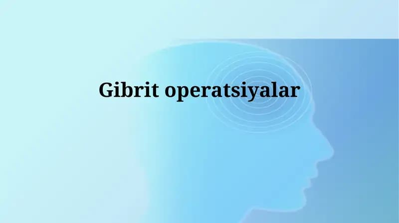 Gibritoperatsiyalar