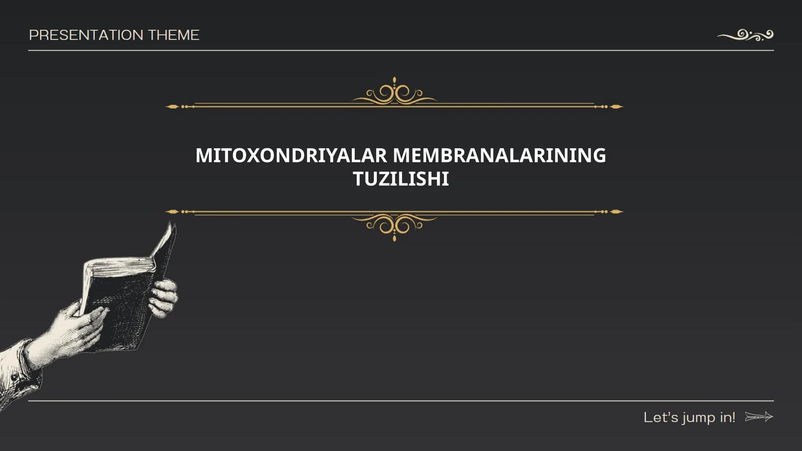 MITOXONDRIYALAR MEMBRANALARINING TUZILISHI