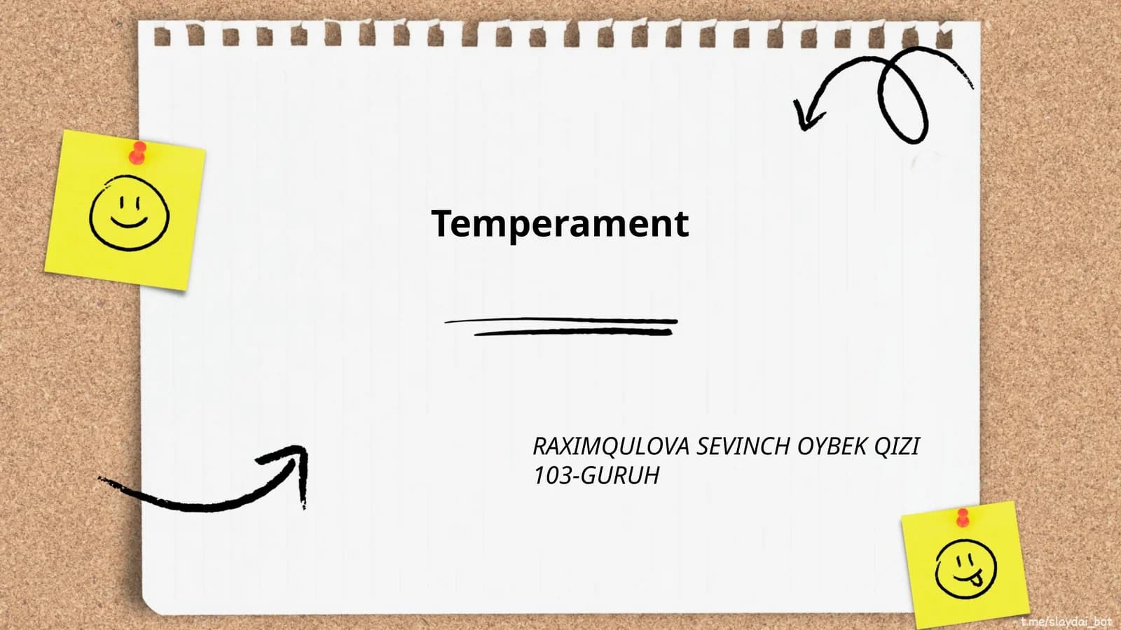 Temperamentning turlari