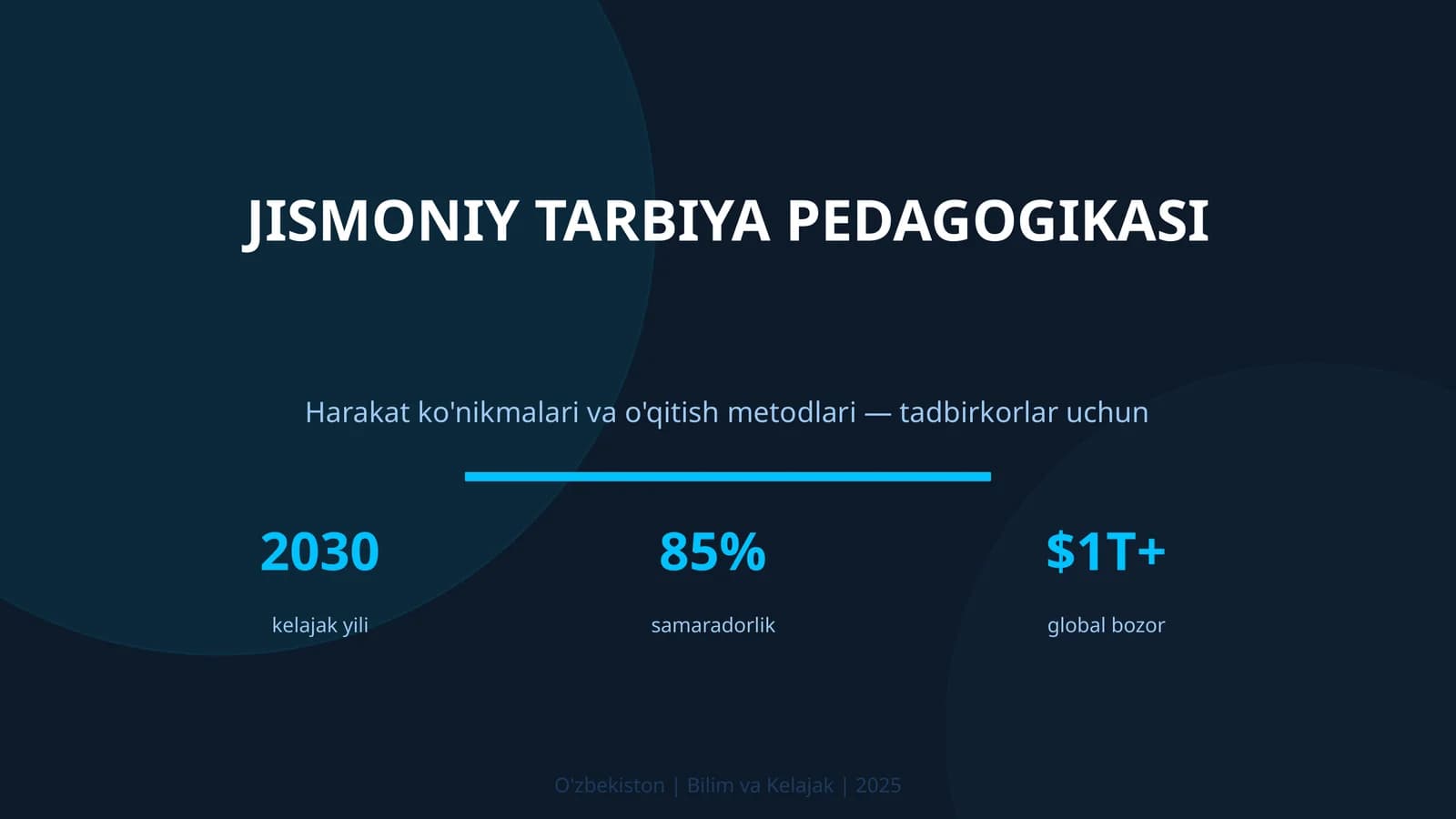 JISMONIY TARBIYA PEDAGOGIKASI