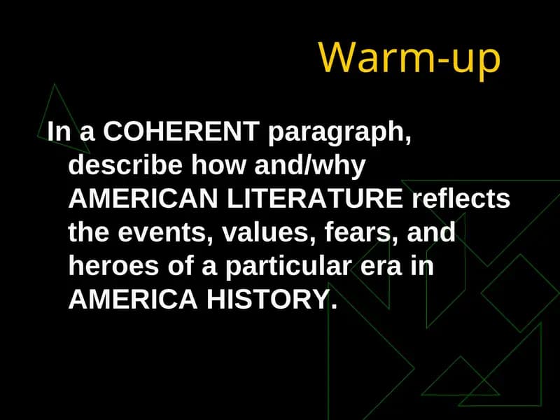 American Literature
