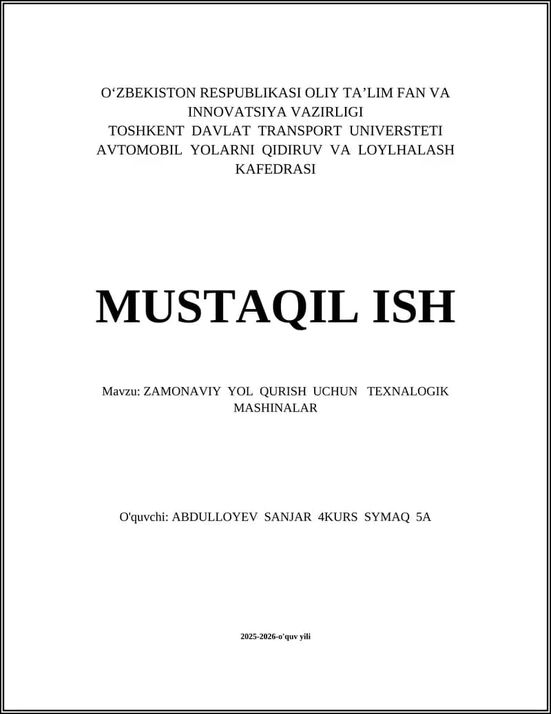 Asfalt yotqizish mashinalari (asfalt paverlar)