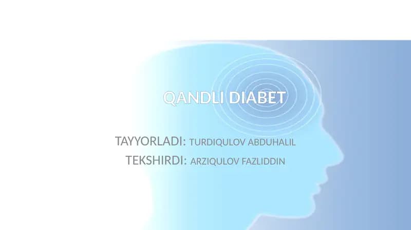 QANDLI DIABET