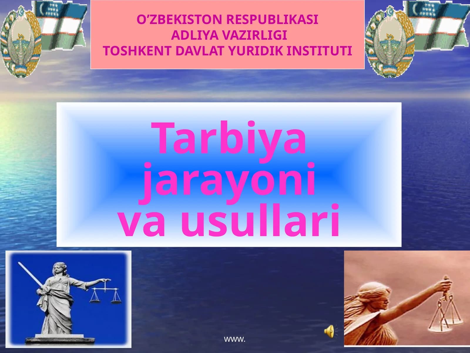 Tarbiya jarayoniva usullari